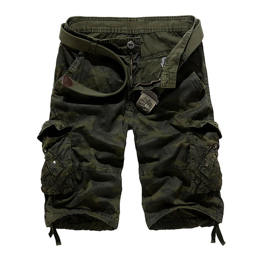 Camouflage Loose Cargo Shorts Men Military Camo Short Pants Homme Cargo Shorts US size