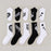 Men's Socks Cotton Animal Print College Style Cartoon Black White Panda Lion Eagle Tiger Wolf Sports Short Socks Hip Hop Man Sox