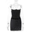 Slim Skinny Female Short Dress Stretchy Sexy Off Shoulder Corset Mini Dress For Women Clothing Solid Black Party Nightclub Wear