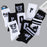 5/10 Pairs Letters Trend Cotton Socks Breathable Unisex Basketball Sports Socks High Quality All-match Student Mid-tube Socks