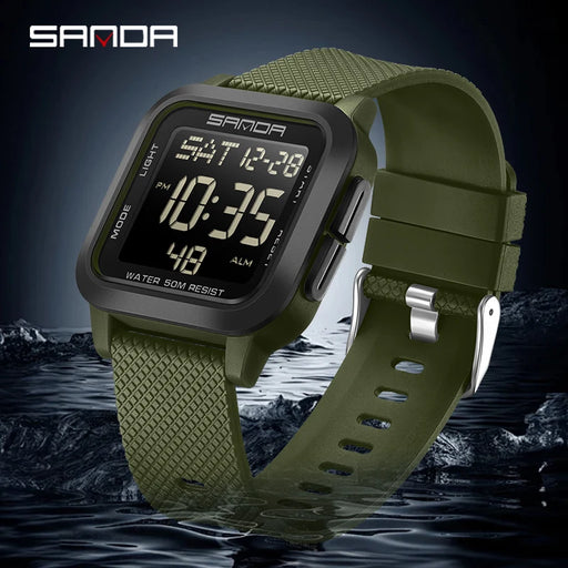 SANDA 2194 G- Style Military Watch Men Digital Shock Sports Watches For Man Waterproof Electronic Wristwatch Men's Wristwatches