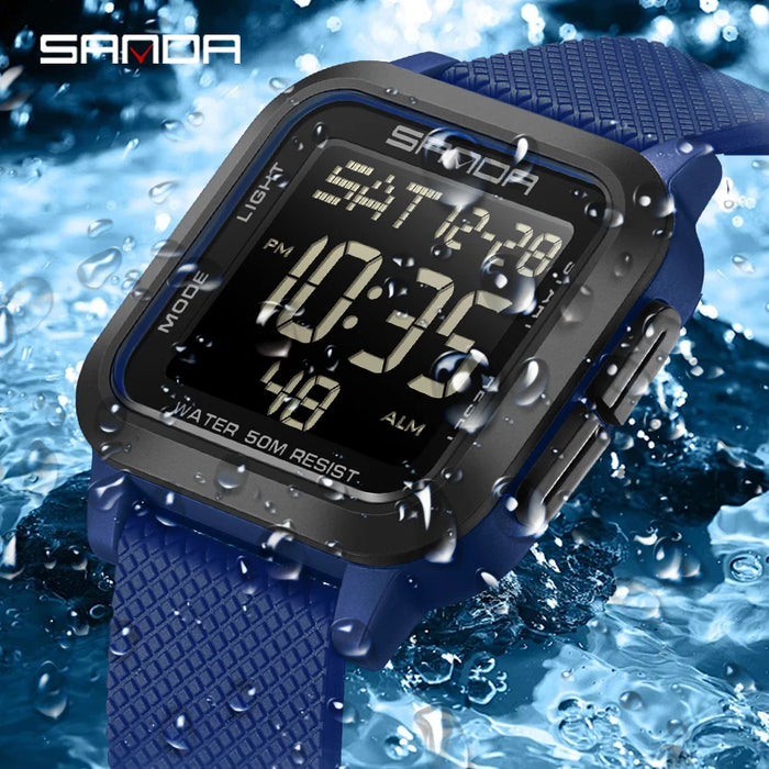 SANDA 2194 G- Style Military Watch Men Digital Shock Sports Watches For Man Waterproof Electronic Wristwatch Men's Wristwatches