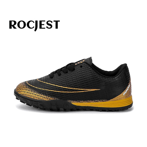 Sports soccer shoes man TF broken nails wear resistant comfortable lightweight youth football shoes