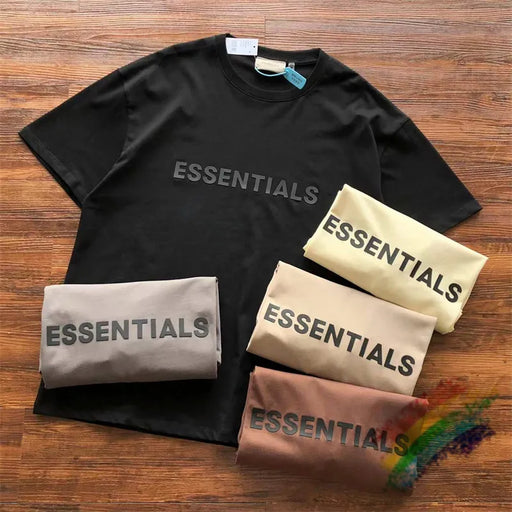 Oversized Profashion x Essentials Unisex T Shirt Best Quality 3D Letter Logo Short Sleeve Summer T-shirt Tops Tee