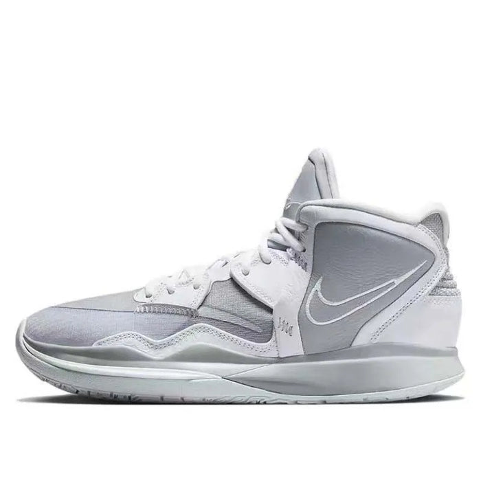 Nike Kyrie 8 Infinity round toe shock-absorbing slip resistant and durable mid top basketball shoes for both men and women