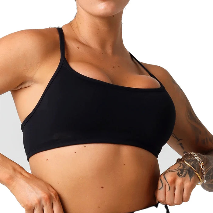 NVGTN Dynamic Backless Sports Bra Seamless Spandex Woman Fitness Elastic Breathable Breast Enhancement Leisure Sports Underwear