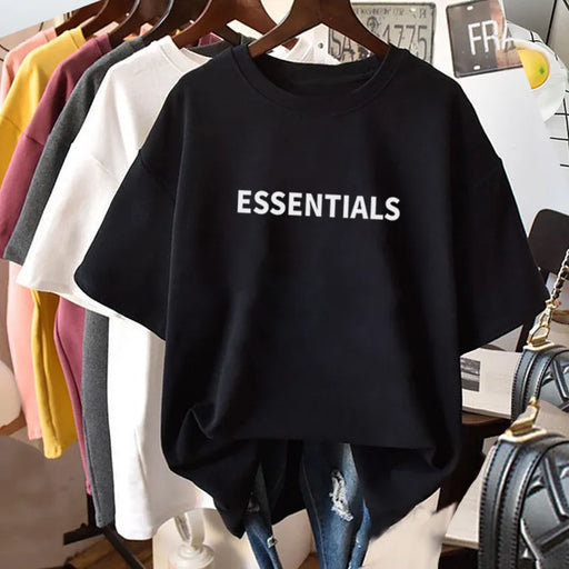 Profashion Essentials: Alphabet Print Cotton T-Shirt for Men and Women by Fashion Brand